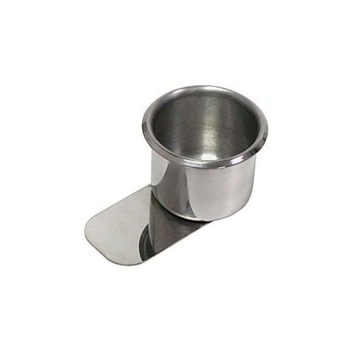 Stainless Steel Slide Under Cup holder for Poker or Blackjack Table Standard Size
