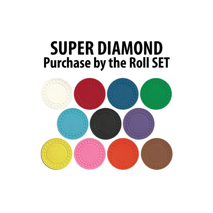 Super Diamond 9g Poker Chip rolls 