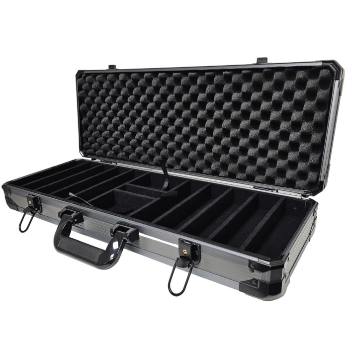 500 capacity : The Vault Heavy Duty Aluminum Poker Casino Chip Case