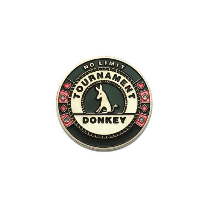 Poker Protector Card Guard Cover in Capsule :  Tournament Donkey 