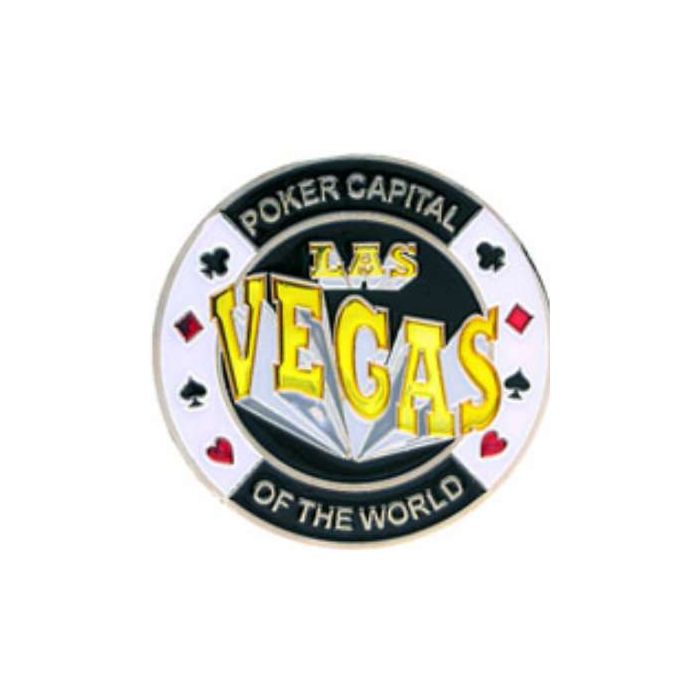Poker Protector Card Guard Cover in Capsule :  Las Vegas : Poker Capital of the World