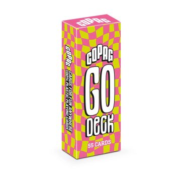 Copag Go Deck 100% Plastic Travel Playing Cards Regular Index (Chess Design)