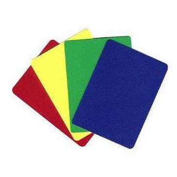 Narrow size cut card : Choose your colour