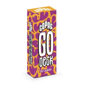 Copag Go Deck 100% Plastic Travel Playing Cards Regular Index (Hearts Design)