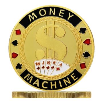 Poker Protector Card Guard Cover in Capsule :  Money Machine