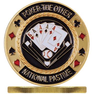 Poker Protector Card Guard Cover in Capsule :  National Pastime