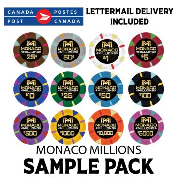 Monaco Millions 14g SAMPLE PACK 12 CHIPS