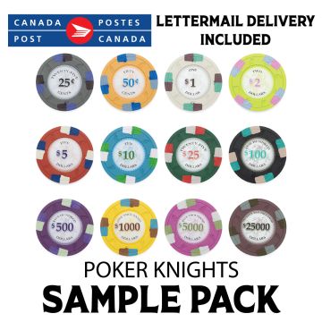 Poker Knights 14g SAMPLE PACK 12 CHIPS
