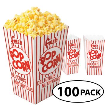 100 POPCORN SCOOP BOX - .74 OZ 