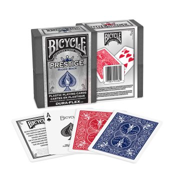 100% Plastic Bicycle Prestige Playing Cards 12 Decks Red & Blue SPECIAL BUY