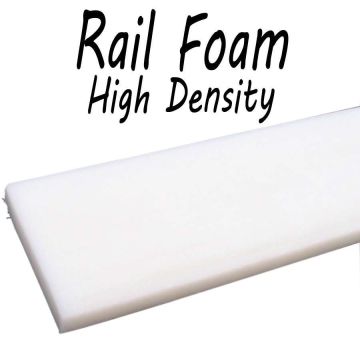1 1/2 Inch High Density Rail Foam strip 110" X 12"